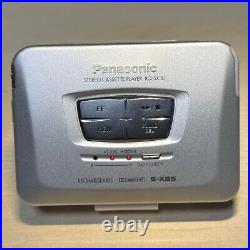 Panasonic RQ-SX30 S-XBS stereo cassette player operation confirmed