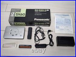 Panasonic RQ-SX60 S-XBS stereo cassette player operation confirmed