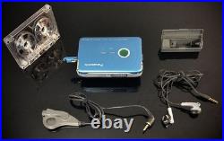 Panasonic RQ-SX71 Cassette Walkman Ultra-Thin Blue Refurbished Complete
