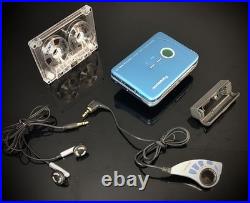 Panasonic RQ-SX71 Cassette Walkman Ultra-Thin Blue Refurbished Complete