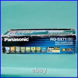 Panasonic RQ-SX71 Walkman Superslim Cassette Player Boxed Refurbished Y2K