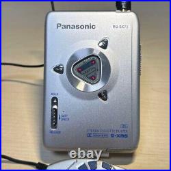 Panasonic RQ-SX73 S-XBS stereo cassette player operation confirmed