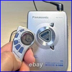 Panasonic RQ-SX73 S-XBS stereo cassette player operation confirmed