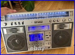 Panasonic RX-5600 Vintage Cassette Boombox refurbished, modified withlights Panasonic RX-5600 Vintage Cassette Boombox refurbished, modified withlights