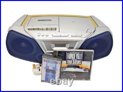 Panasonic RX-D10 Boombox Cassette Tape CD Radio FM AM Portable Player Recorder