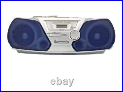 Panasonic RX-D10 Boombox Cassette Tape CD Radio FM AM Portable Player Recorder