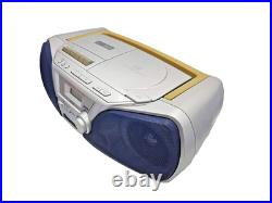 Panasonic RX-D10 Boombox Cassette Tape CD Radio FM AM Portable Player Recorder