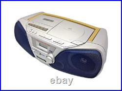 Panasonic RX-D10 Boombox Cassette Tape CD Radio FM AM Portable Player Recorder