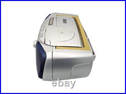 Panasonic RX-D10 Boombox Cassette Tape CD Radio FM AM Portable Player Recorder