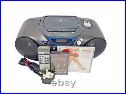 Panasonic RX-D19 Boombox Cassette Tape CD Radio FM AM Portable Player Recorder