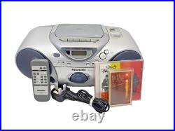 Panasonic RX-D19 Boombox Cassette Tape CD Radio FM AM Portable Player Recorder