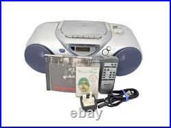 Panasonic RX-D19 Boombox Cassette Tape CD Radio FM AM Portable Player Recorder
