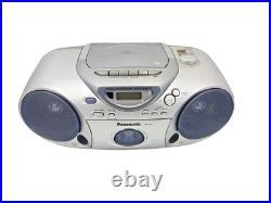 Panasonic RX-D19 Boombox Cassette Tape CD Radio FM AM Portable Player Recorder