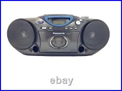 Panasonic RX-D19 Boombox Cassette Tape CD Radio FM AM Portable Player Recorder