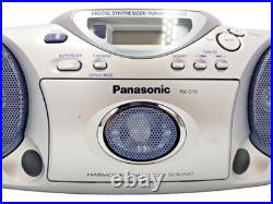 Panasonic RX-D19 Boombox Cassette Tape CD Radio FM AM Portable Player Recorder