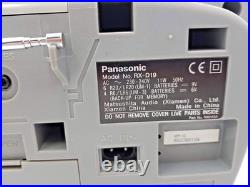 Panasonic RX-D19 Boombox Cassette Tape CD Radio FM AM Portable Player Recorder