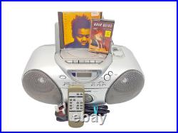 Panasonic RX-D25 Boombox Cassette Tape CD Radio FM AM Portable Player Recorder