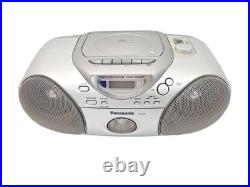 Panasonic RX-D25 Boombox Cassette Tape CD Radio FM AM Portable Player Recorder