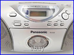 Panasonic RX-D25 Boombox Cassette Tape CD Radio FM AM Portable Player Recorder Panasonic RX-D25 Boombox Cassette Tape CD Radio FM AM Portable Player Recorder