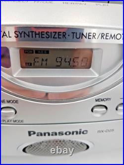 Panasonic RX-D25 Boombox Cassette Tape CD Radio FM AM Portable Player Recorder