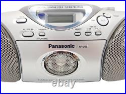 Panasonic RX-D25 Boombox Cassette Tape CD Radio FM AM Portable Player Recorder