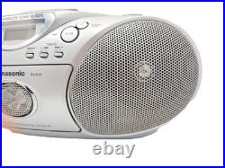 Panasonic RX-D25 Boombox Cassette Tape CD Radio FM AM Portable Player Recorder