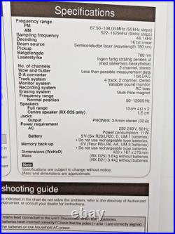 Panasonic RX-D25 Boombox Cassette Tape CD Radio FM AM Portable Player Recorder