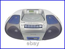 Panasonic RX-D29 Boombox Cassette Tape CD Radio FM AM Portable Player Recorder