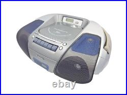 Panasonic RX-D29 Boombox Cassette Tape CD Radio FM AM Portable Player Recorder