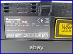 Panasonic RX-DS15 Boombox Cassette Tape CD Radio FM AM Portable Player Recorder