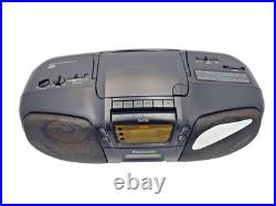 Panasonic RX-DS15 Boombox Cassette Tape CD Radio FM AM Portable Player Recorder