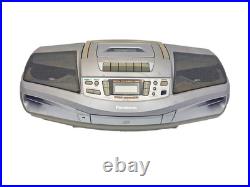 Panasonic RX-DS19 Boombox Cassette Tape CD Radio FM AM Portable Player Recorder