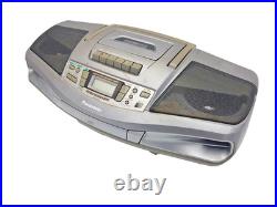 Panasonic RX-DS19 Boombox Cassette Tape CD Radio FM AM Portable Player Recorder