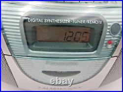 Panasonic RX-DX1 Boombox Cassette Tape CD Radio FM AM Portable Player Recorder