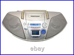 Panasonic RX-ES25 Boombox Cassette Tape CD Radio FM AM Portable Player Recorder Panasonic RX-ES25 Boombox Cassette Tape CD Radio FM AM Portable Player Recorder