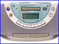 Panasonic RX-EX1 Boombox Cassette Tape CD Radio FM AM Portable Player Recorder Panasonic RX-EX1 Boombox Cassette Tape CD Radio FM AM Portable Player Recorder