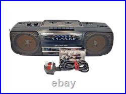 Panasonic RX-FS410 Boombox Cassette Tape Radio FM AM Portable Player Recorder