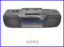 Panasonic RX-FS410 Boombox Cassette Tape Radio FM AM Portable Player Recorder
