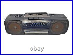 Panasonic RX-FS410 Boombox Cassette Tape Radio FM AM Portable Player Recorder