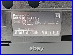Panasonic RX-FS410 Boombox Cassette Tape Radio FM AM Portable Player Recorder