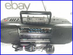 Panasonic RX-FS420 Boombox Cassette Tape AM FM Radio Portable Player Recorder
