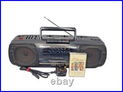 Panasonic RX-FS420 Boombox Cassette Tape Radio FM AM Portable Player Recorder