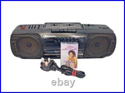 Panasonic RX-FS420 Boombox Cassette Tape Radio FM AM Portable Player Recorder