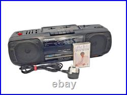 Panasonic RX-FS420 Boombox Cassette Tape Radio FM AM Portable Player Recorder