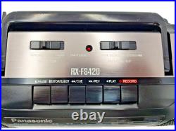 Panasonic RX-FS420 Boombox Cassette Tape Radio FM AM Portable Player Recorder