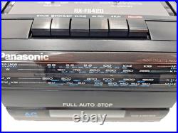 Panasonic RX-FS420 Boombox Cassette Tape Radio FM AM Portable Player Recorder
