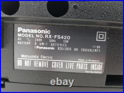 Panasonic RX-FS420 Boombox Cassette Tape Radio FM AM Portable Player Recorder