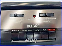 Panasonic RX-FS420 Boombox Cassette Tape Radio FM AM Portable Player Recorder