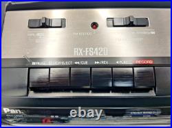 Panasonic RX-FS420 Boombox Cassette Tape Radio FM AM Portable Player Recorder