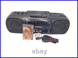 Panasonic RX-FS430 Boombox Cassette Tape Radio FM AM Portable Player Recorder